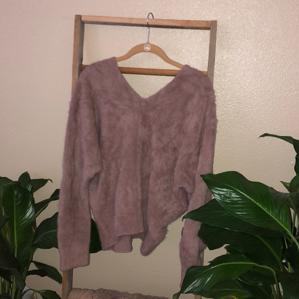 Pink soft sweater